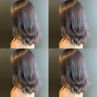 ミディアム カラー ✨縮毛矯正✖︎顔周り レイヤー✨ナカムラのヘアスタイル