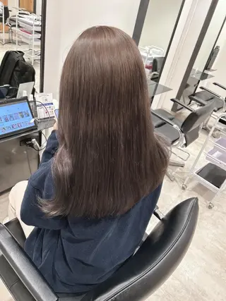 ロング カラー スキバサミを使わない カット🌼唯🌼のヘアスタイル