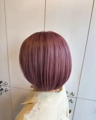 ショート カラー あべ ゆうかのヘアスタイル