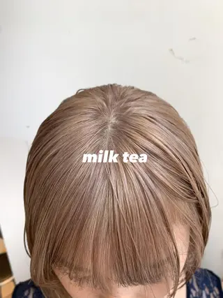 ミディアム カラー レイヤー専門家 ダブルカラー修のヘアスタイル