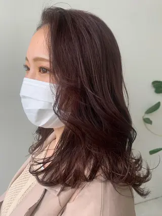 セミロング カラー 【淡色color/ nail】maikoのネイルデザイン