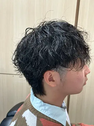 ミディアム パーマ 千葉弘平 🔥波巻き特化🔥のヘアスタイル