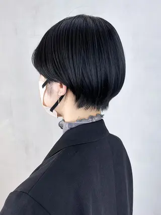 ショート カラー パーマ ヘアアレンジ ITbyALBUM 松戸のヘアスタイル