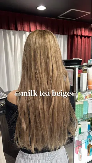 ロング カットモデル募 集🩵AYAKA🩵のヘアスタイル