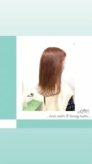 ロング カラー 髪質改善✧︎カラー 💎AIM【アイム】のヘアスタイル