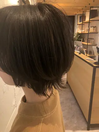ショート フジサキ ケンのヘアスタイル