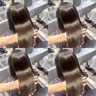 ロング カラー 艶髪×透明感カラー りなのヘアスタイル
