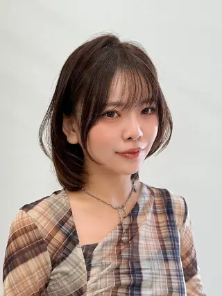 カラー ショート 髪質改善/韓国ヘア /透明感カラー🧸のヘアスタイル