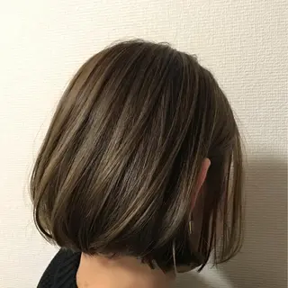 ショート 本町/新町/心斎橋 透明感カラーSANCのヘアスタイル