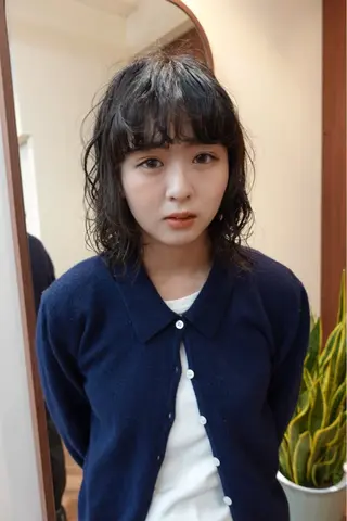 ショート パーマ ボブパーマ/パーマ ウルフパーマのヘアスタイル