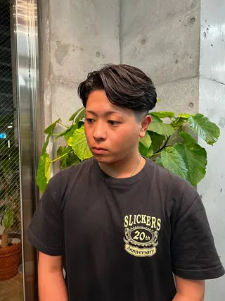 ミディアム メンズ メンズ特化美容師 /たけしのヘアスタイル