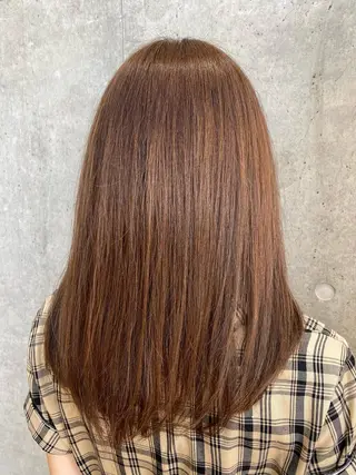 セミロング カラー な つのヘアスタイル