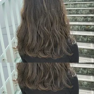 ミディアム 今中 小百合のヘアスタイル