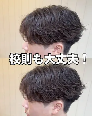 ショート パーマ メンズ シュンヤ🔥メンズ パーマ特化🔥新小岩のヘアスタイル