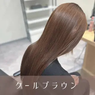 ロング カラー 癖毛改善縮毛矯正 /中山なかやまのヘアスタイル