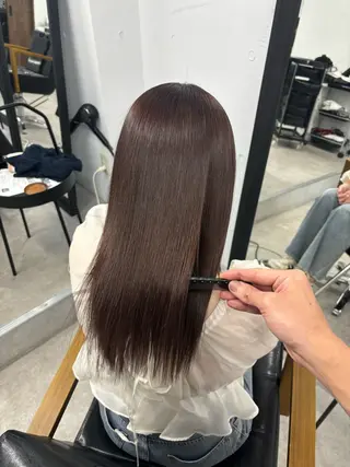 セミロング マツダ レンのヘアスタイル