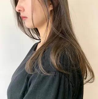 ロング メンズ／パーマ ／レディース髪質改善のヘアスタイル