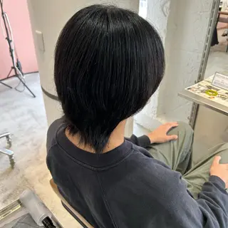 メンズ 縮毛矯正・髪質改善 特化 出納 直起のヘアスタイル