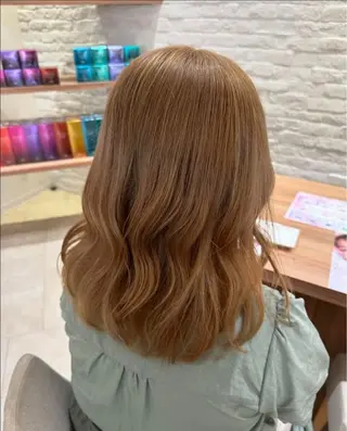 ミディアム 原田 はなのヘアスタイル