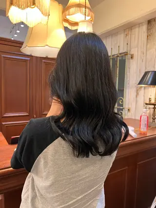 セミロング カラー Ryosuke ブリーチ縮毛矯正特化のヘアスタイル