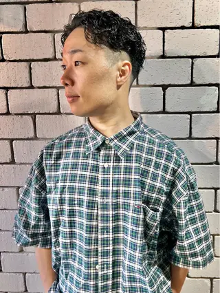 ショート パーマ メンズ メンズパーマ職人 加藤 弘貴のヘアスタイル