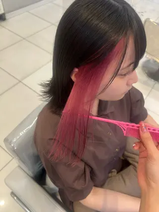 ミディアム カラー 銀座/カラー 🎀momo🎀のヘアスタイル