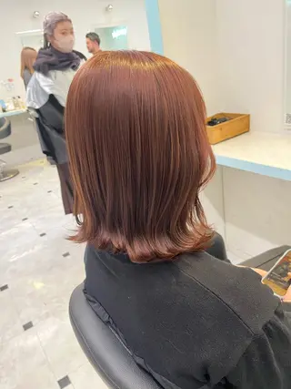 カラー 似合わせ💗骨格矯正 💗透明感カラー💗のヘアスタイル