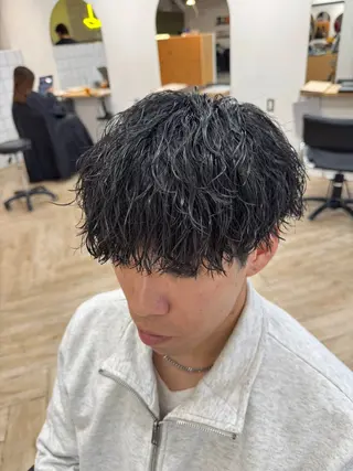 パーマ メンズ 大宮メンズ特化/パー マ職人/小川藍人のヘアスタイル