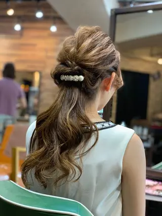 ヘアアレンジ 川名 充✂️のヘアスタイル