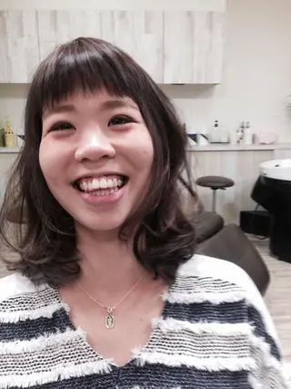 ミディアム ★BELLKA関口 聡★のヘアスタイル