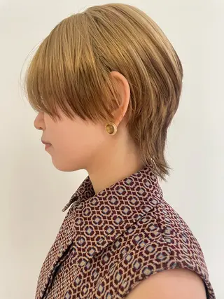 ショート カラー 【吉祥寺】ショート/ レイヤーボブ/ryoのヘアスタイル