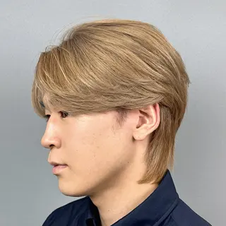 ミディアム カラー メンズ 韓国ヘアADOR HARUKIのヘアスタイル
