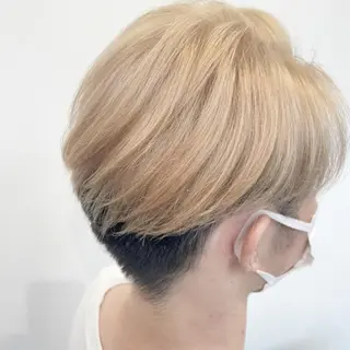 カラー メンズ 🦄垢抜けボブ特化× 暖色カラー未来🦄のヘアスタイル