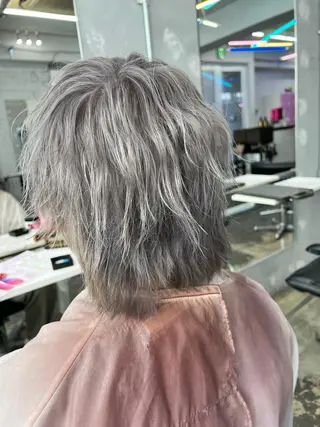 ショート カラー ヘアアレンジ メンズ 🐺ウルフの神🐺 /カラー/けいすけのヘアスタイル
