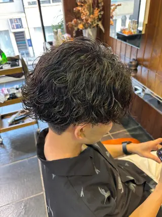 パーマ メンズ ruen大分駅店 /佐藤萌音のヘアスタイル