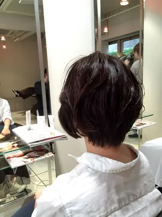 ショート カラー 韓国ヘア×髪質改善 ⭐️谷遼平⭐️のヘアスタイル