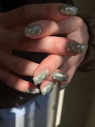 ネイル 草加ニュアンスネイル 🌚hersのネイルデザイン