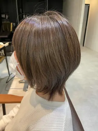 ミディアム カラー m i k u n aのヘアスタイル