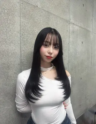 ロング 髪質改善/透明感ヘア にちか🐰のヘアスタイル