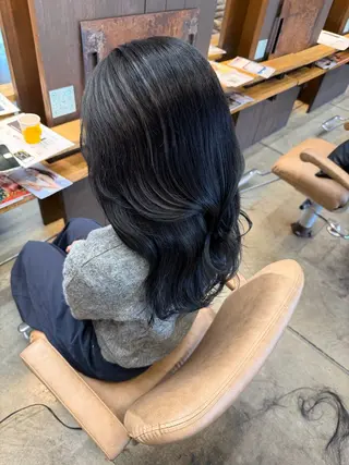 セミロング 美髪縮毛矯正/ 髪質改善/愛敬響のヘアスタイル