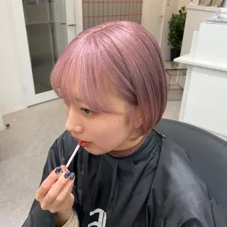 ショート カラー グレージュ/ベージュ 🎀momo🎀のヘアスタイル
