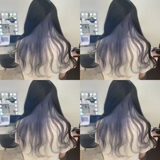 セミロング カラー ✨縮毛矯正✖︎顔周り レイヤー✨ナカムラのヘアスタイル