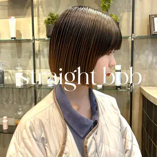 ショート 縮毛矯正・似合わせ タナカ レイヤのヘアスタイル
