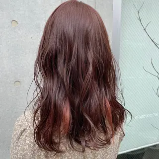 ミディアム カラー 🪭risa 暖色/レイヤー🪭のヘアスタイル