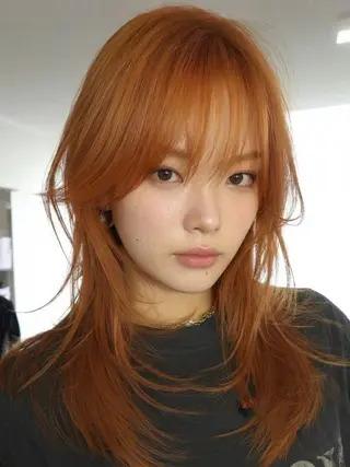 セミロング カラー 🌛ダブルカラー 🌜SAYAKAのヘアスタイル
