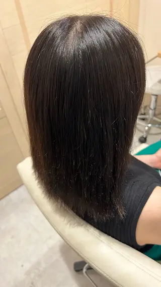 セミロング 似合わせ 顔周りYUUGAのヘアスタイル