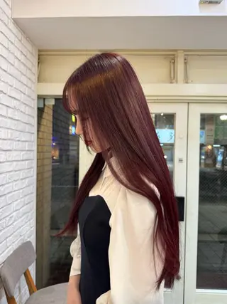 ロング カラー 阿部  ことみ /パーマモデルのヘアスタイル