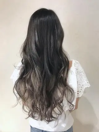 ロング カラー パーマ ヘアアレンジ 縮毛矯正/美髪 髪質改善/石田幸輔のヘアスタイル