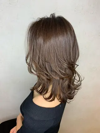 ミディアム 市村 正義のヘアスタイル