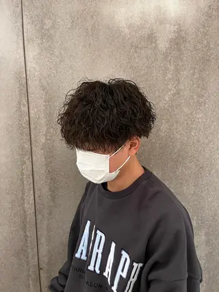 ショート パーマ メンズ 瀧野 翔吾【メンズ特化】のヘアスタイル